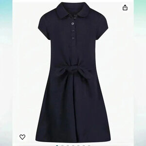 Nautica girls navy blue dress